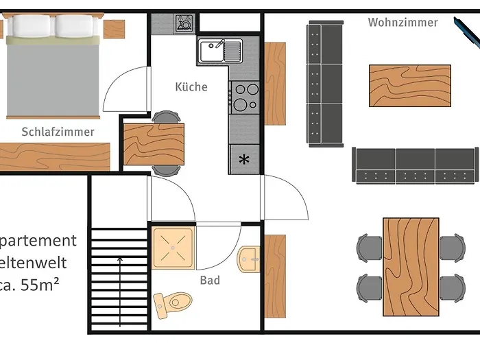 Apartmán Casa La Vie - Moderne In Ruhiger Lage Nahe Frankfurt, Garten, Kueche, Wlan *